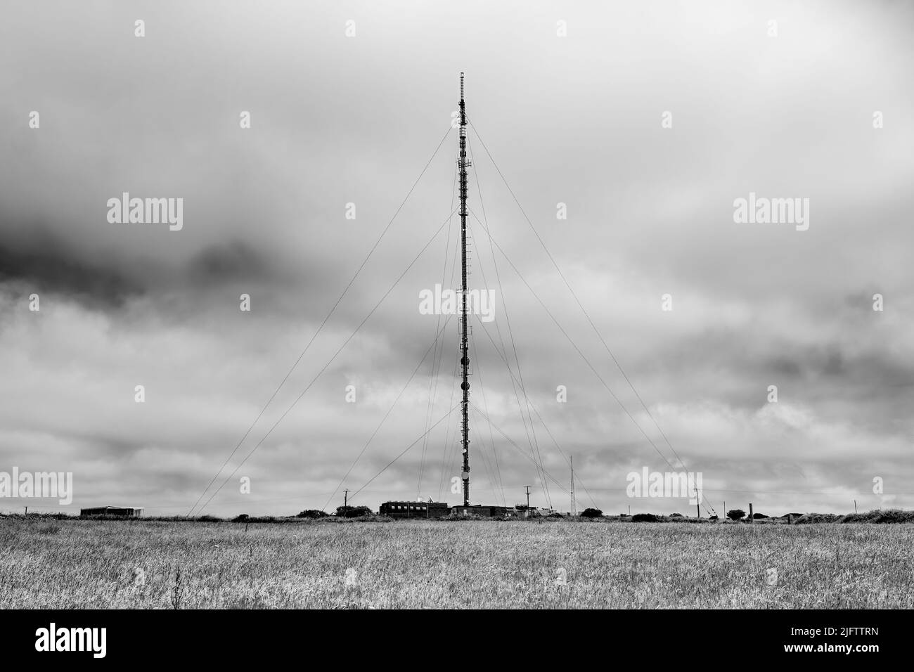 Redruth Transmitting Station: Un impianto di radiodiffusione e telecomunicazioni nella Cornovaglia occidentale Foto Stock