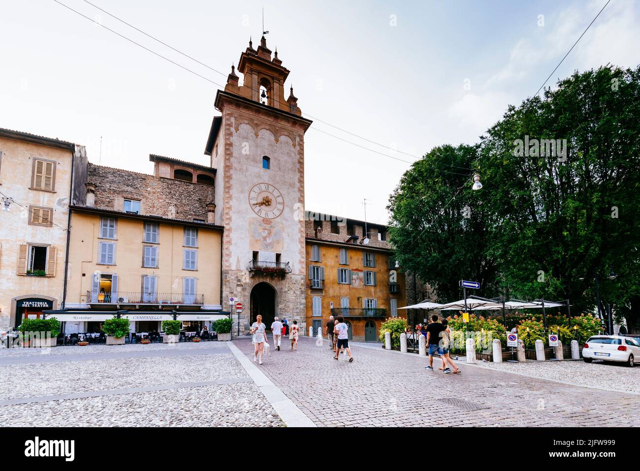 La Torre della Campanella, torre della Campanella, o Torre della Cittadella, è una struttura originariamente militare costruita da Ber Foto Stock