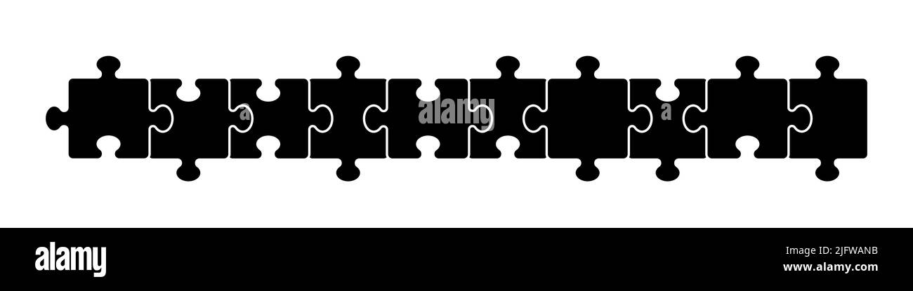 Puzzle icona simbolo semplice design Illustrazione Vettoriale
