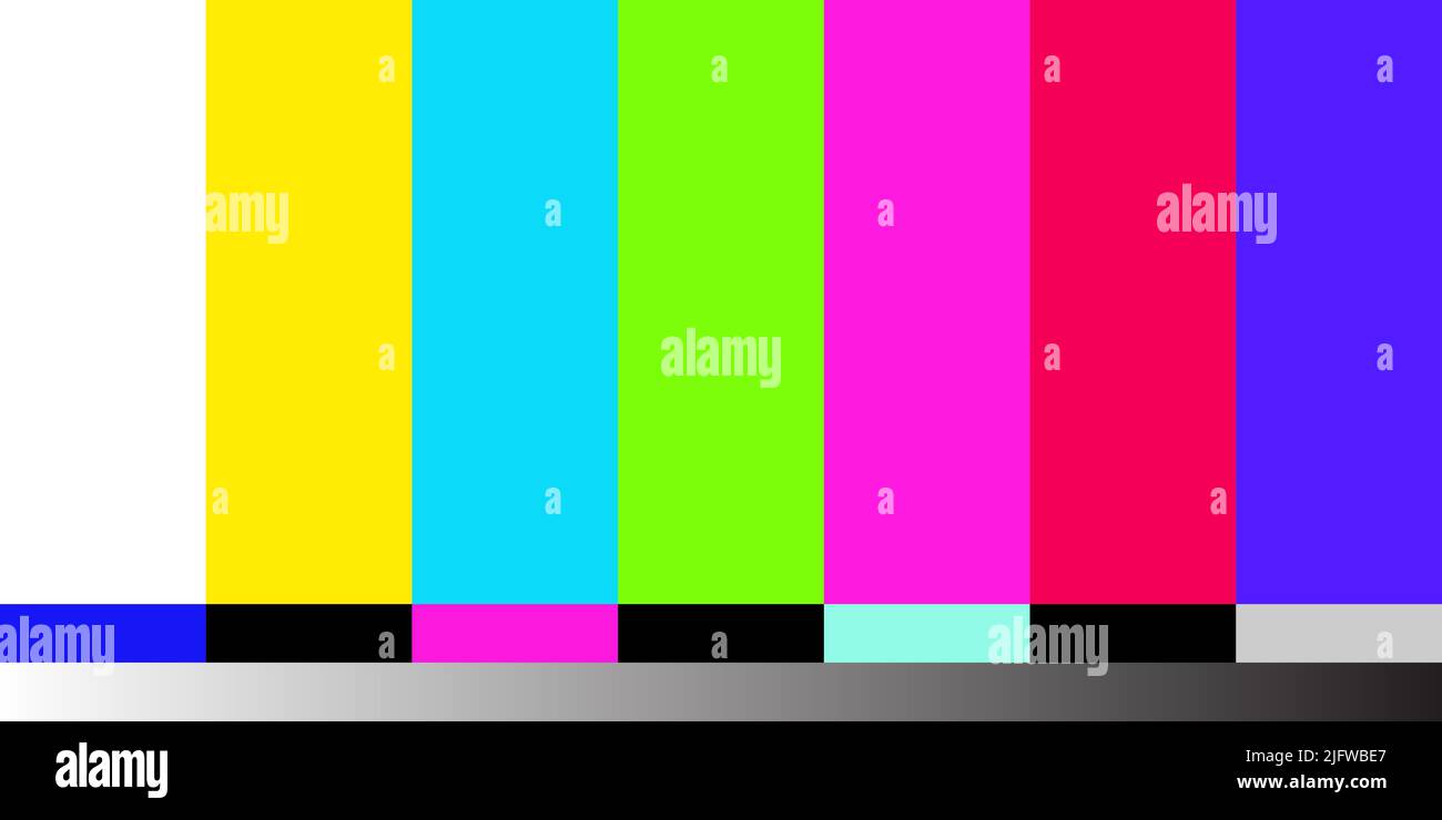 NESSUNO sfondo dello schermo tv del segnale Illustrazione Vettoriale
