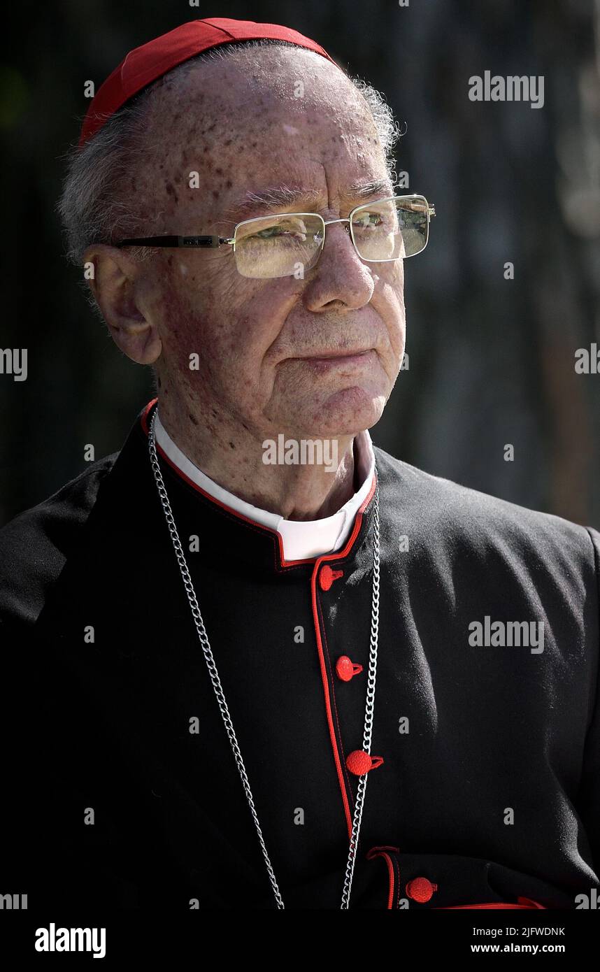 Città del Vaticano, Vatikanstadt. 05th luglio 2022. Cardinal Cláudio Hummes, Credit: dpa/Alamy Live News Foto Stock