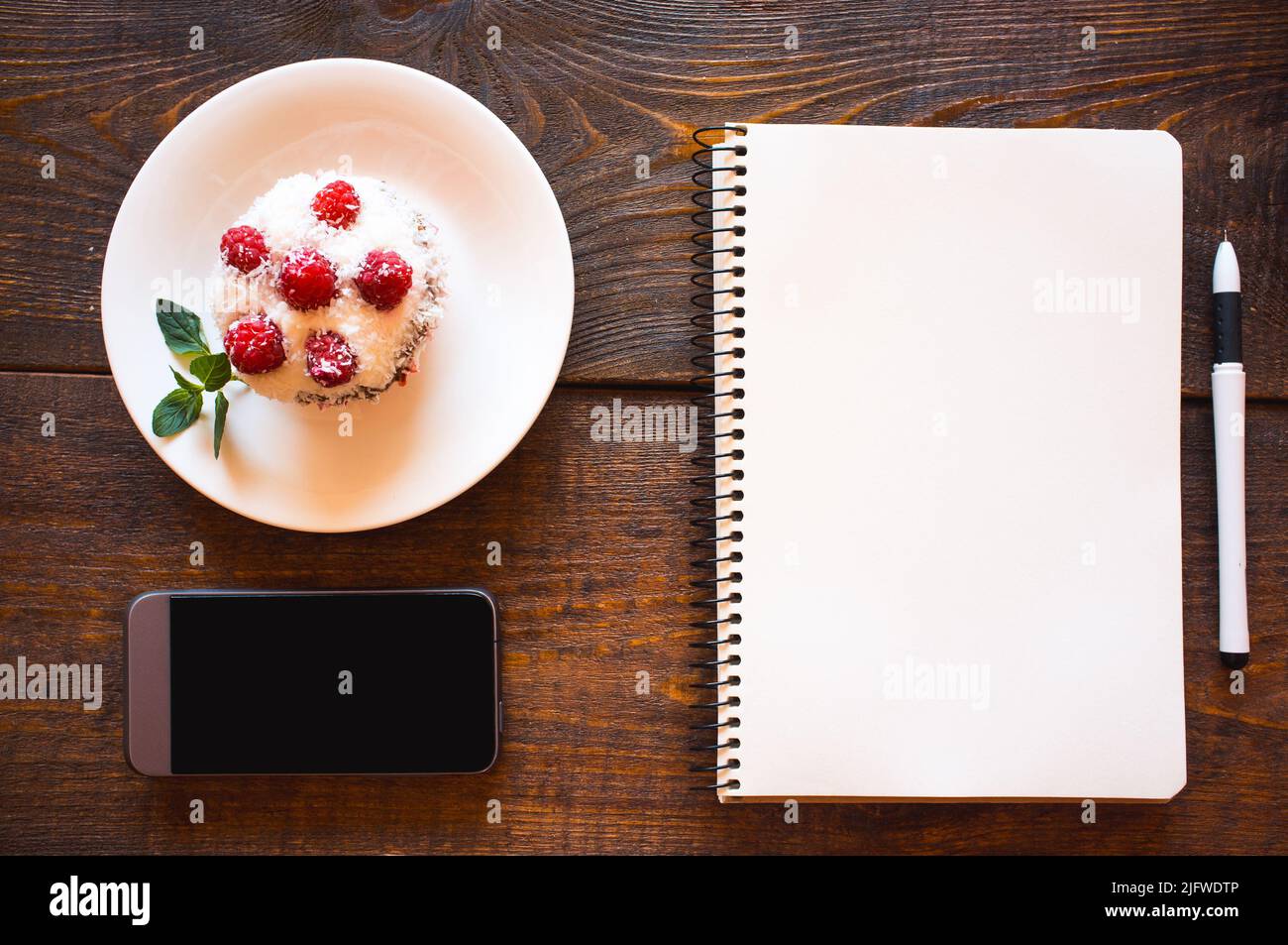 Ufficio business set. Pranzo. Foto Stock