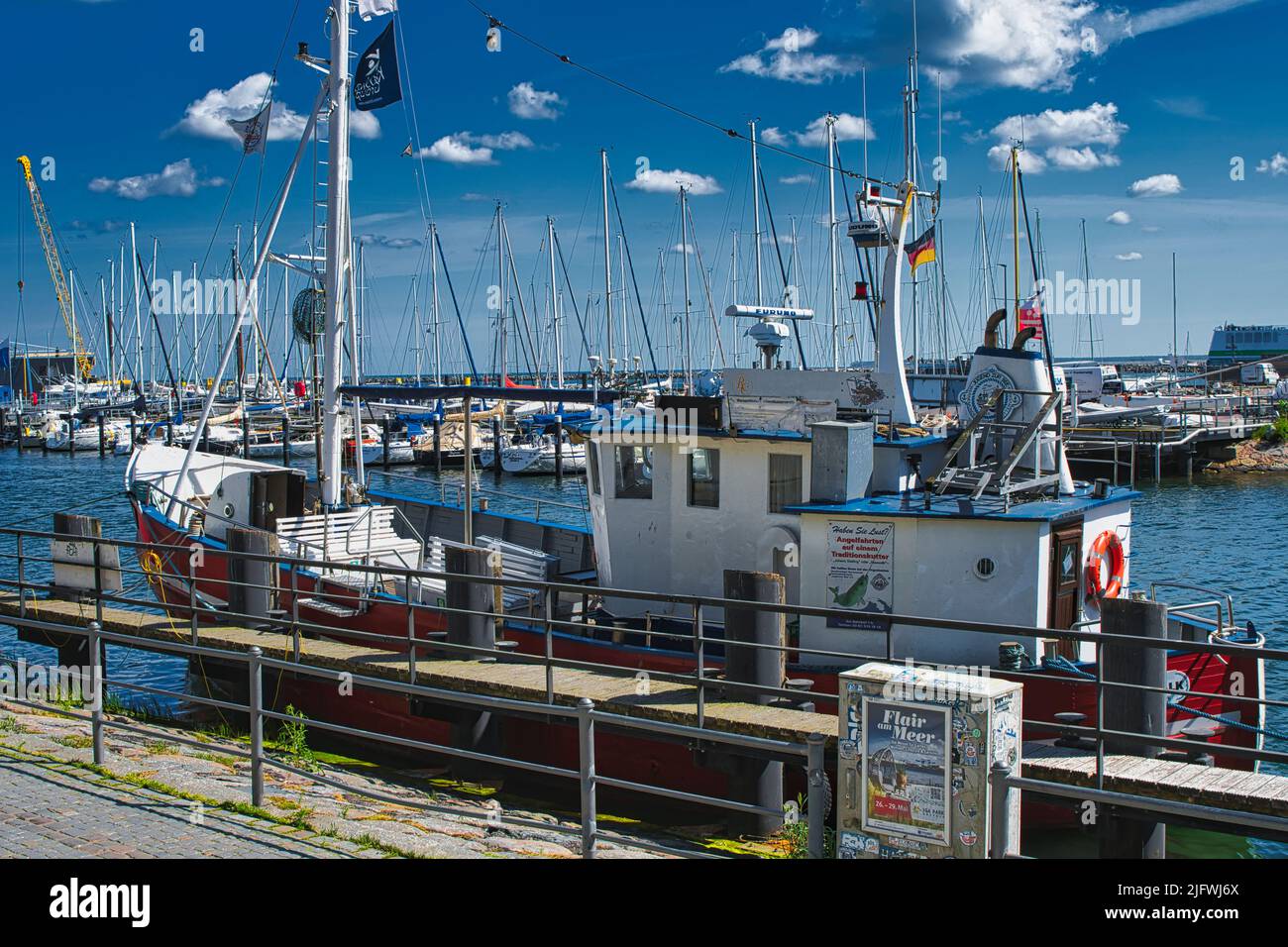 porto di warnemünde Foto stock - Alamy