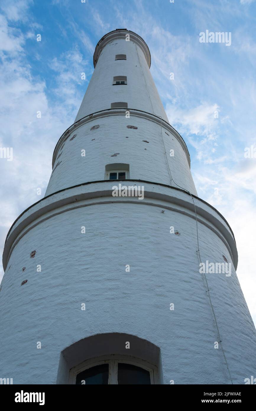 Il vecchio faro di Marjaniemi a Hailuodo, Finlandia Foto Stock