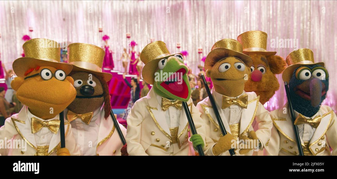 SCOOTER, ROWLF, Kermit, WALTER, Fozzie Bear, bizzarri, Muppets più ricercati, 2014 Foto Stock