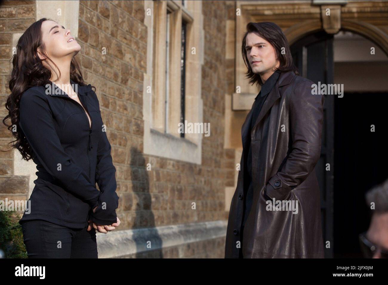 ZOEY DEUTCH, DANILA KOZLOVSKY, VAMPIRE ACADEMY, 2014 Foto Stock