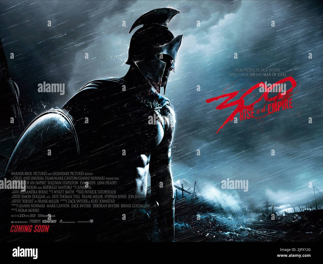 POSTER del filmato, 300: la nascita di un impero, 2014 Foto Stock