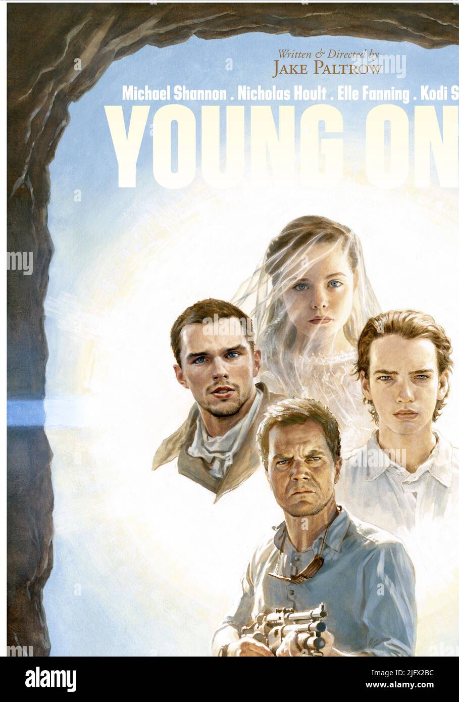 ELLE FANNING, NICHOLAS HOULT, KODI SMIT-MCPHEE, MICHAEL SHANNON POSTER, quelle giovani, 2014 Foto Stock