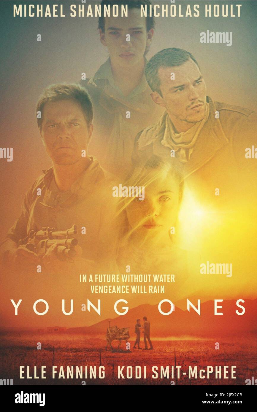 KODI SMIT-MCPHEE, MICHAEL SHANNON, NICHOLAS HOULT, ELLE FANNING POSTER, quelle giovani, 2014 Foto Stock