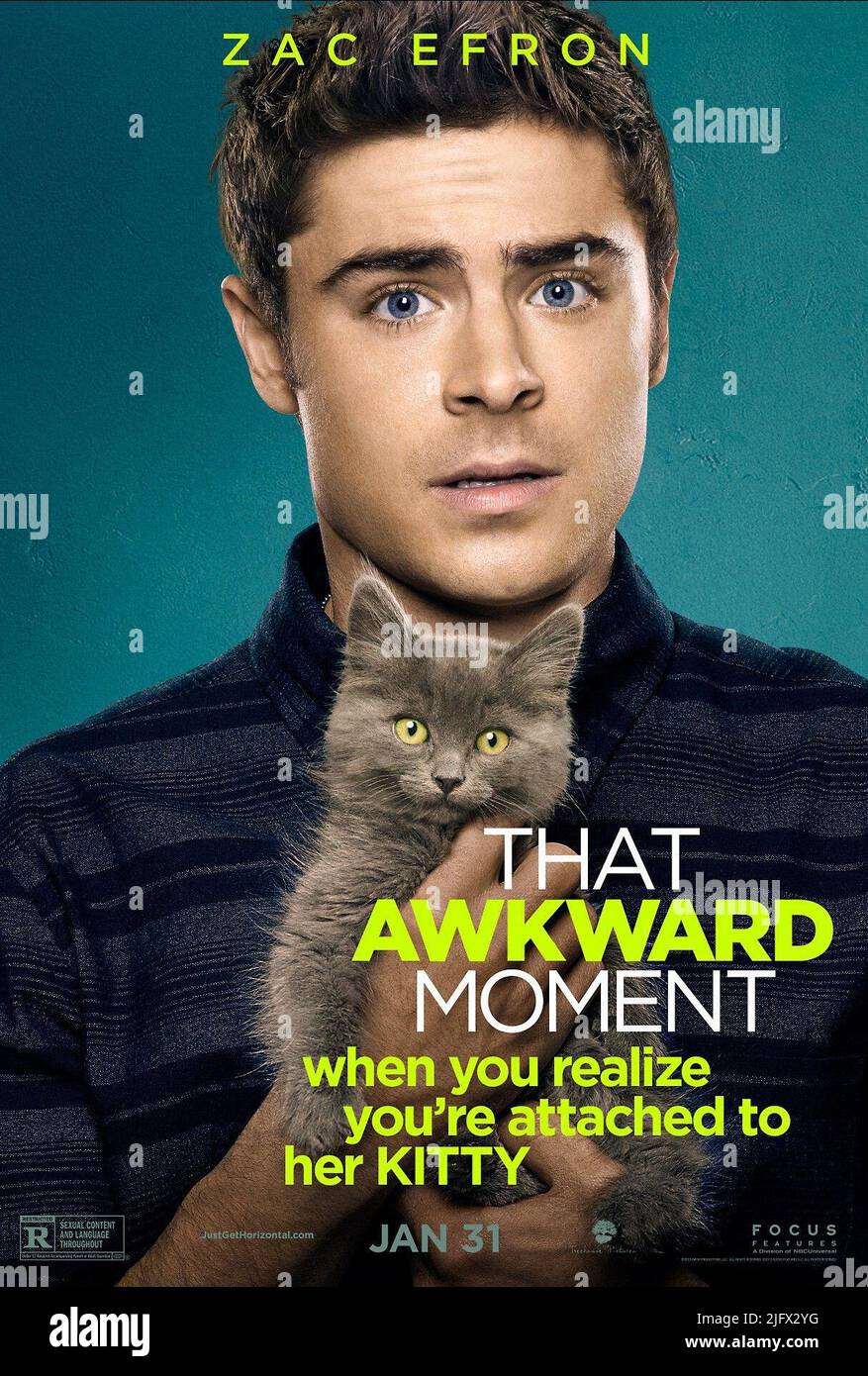 ZAC EFRON POSTER, QUEL MOMENTO IMBARAZZANTE, 2014 Foto Stock