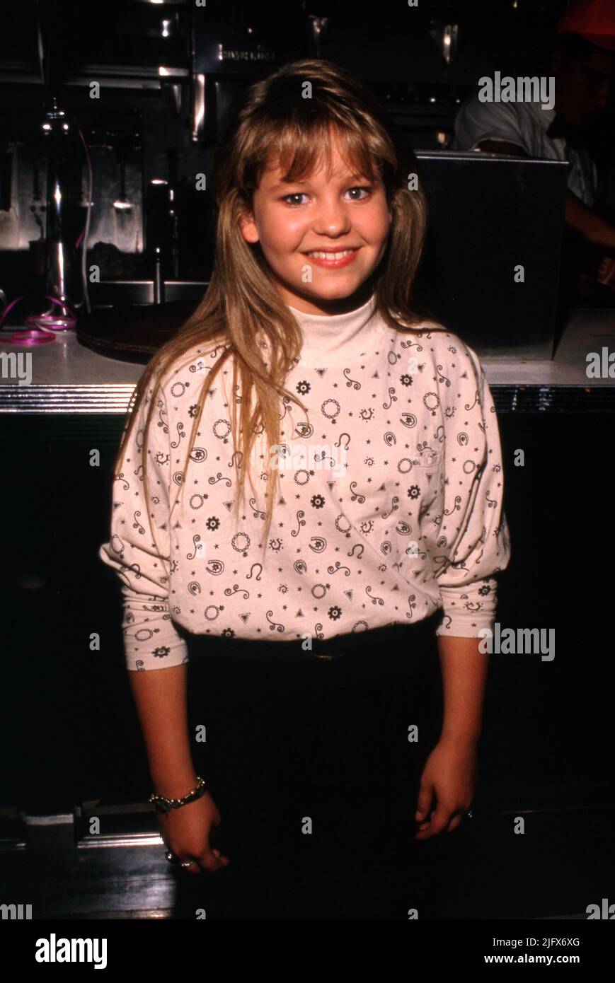 Candace Cameron alla Starlight Foundation beneficia il 9 novembre 1989 presso ed DeBevic's Restaurant a Beverly Hills, California. Credit: Ralph Dominguez/MediaPunch Foto Stock