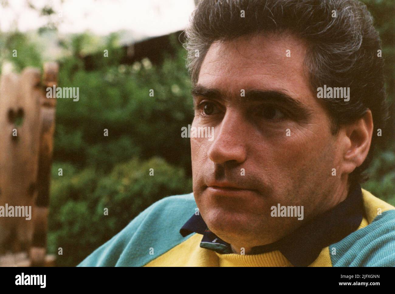 Ritratto del politico rumeno Petre Roman, circa 1991 Foto Stock