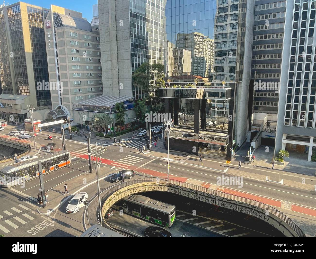 Paulista Avenue, San Paolo Brasil 1 Juli 2022 Foto Stock