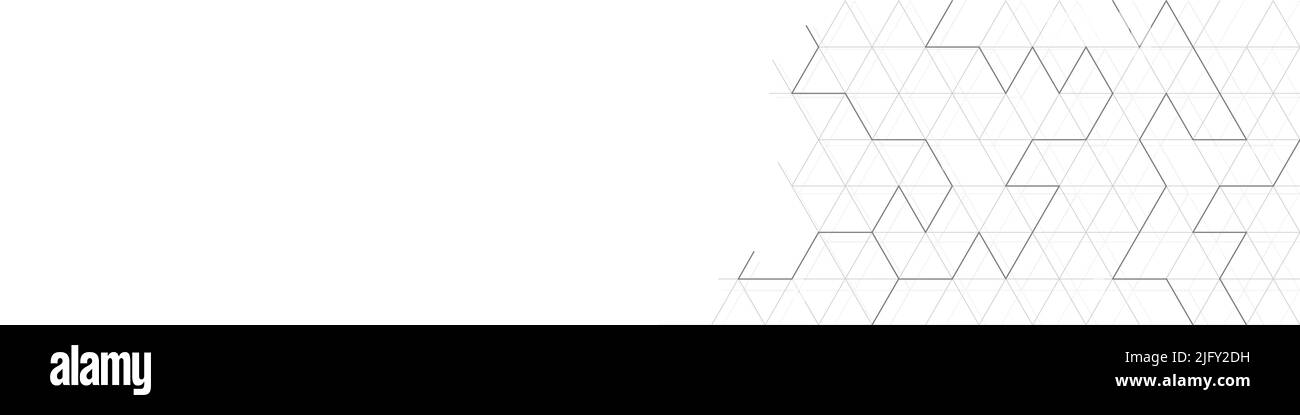 Disegno geometrico astratto con un motivo di forma triangolare. Modello per sfondo, copertina, banner e design creativo. Stile piatto Illustrazione Vettoriale