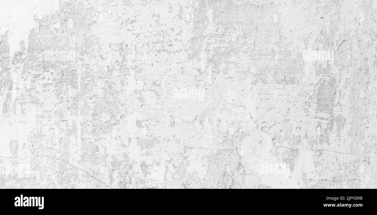 Texture beton bianco, fondo in calcestruzzo grigio chiaro, parete in cemento. Stucco, intonaco. Spazio vuoto. Design di sfondo. Carta da parati grunge naturale, wea Foto Stock