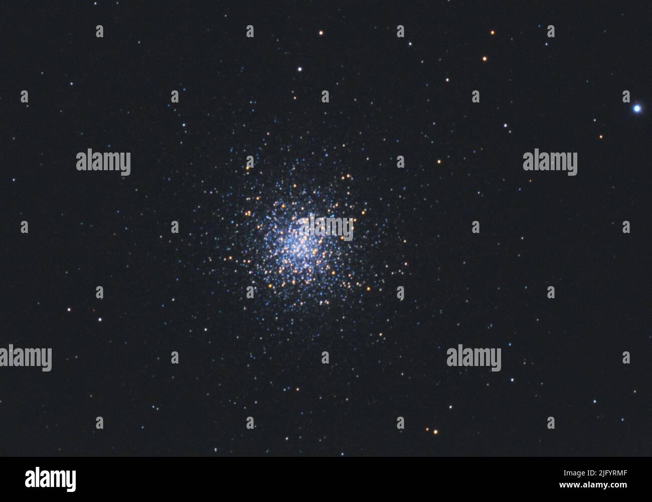 Grande gruppo globulare di Ercole (Messier 13) 25.000 anni luce dalla Terra. Foto Stock
