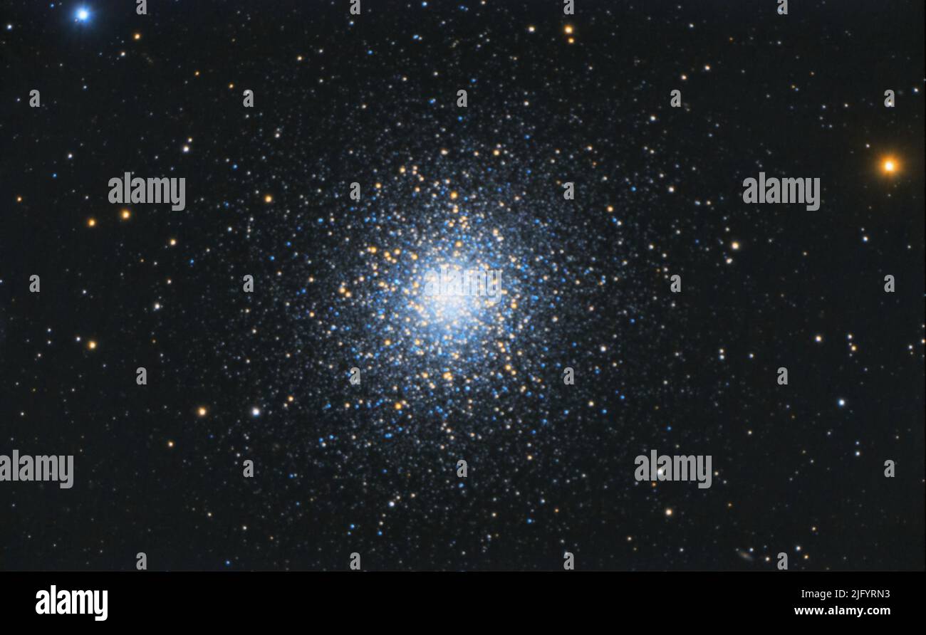 Grande ammasso globulare di Ercole (Messier 13) 25.000 anni luce da terra Foto Stock