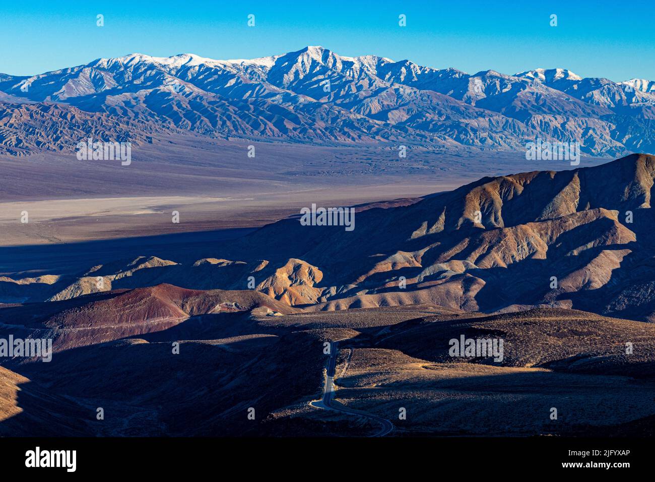 Vista su Death Valley, California, Stati Uniti d'America, Nord America Foto Stock