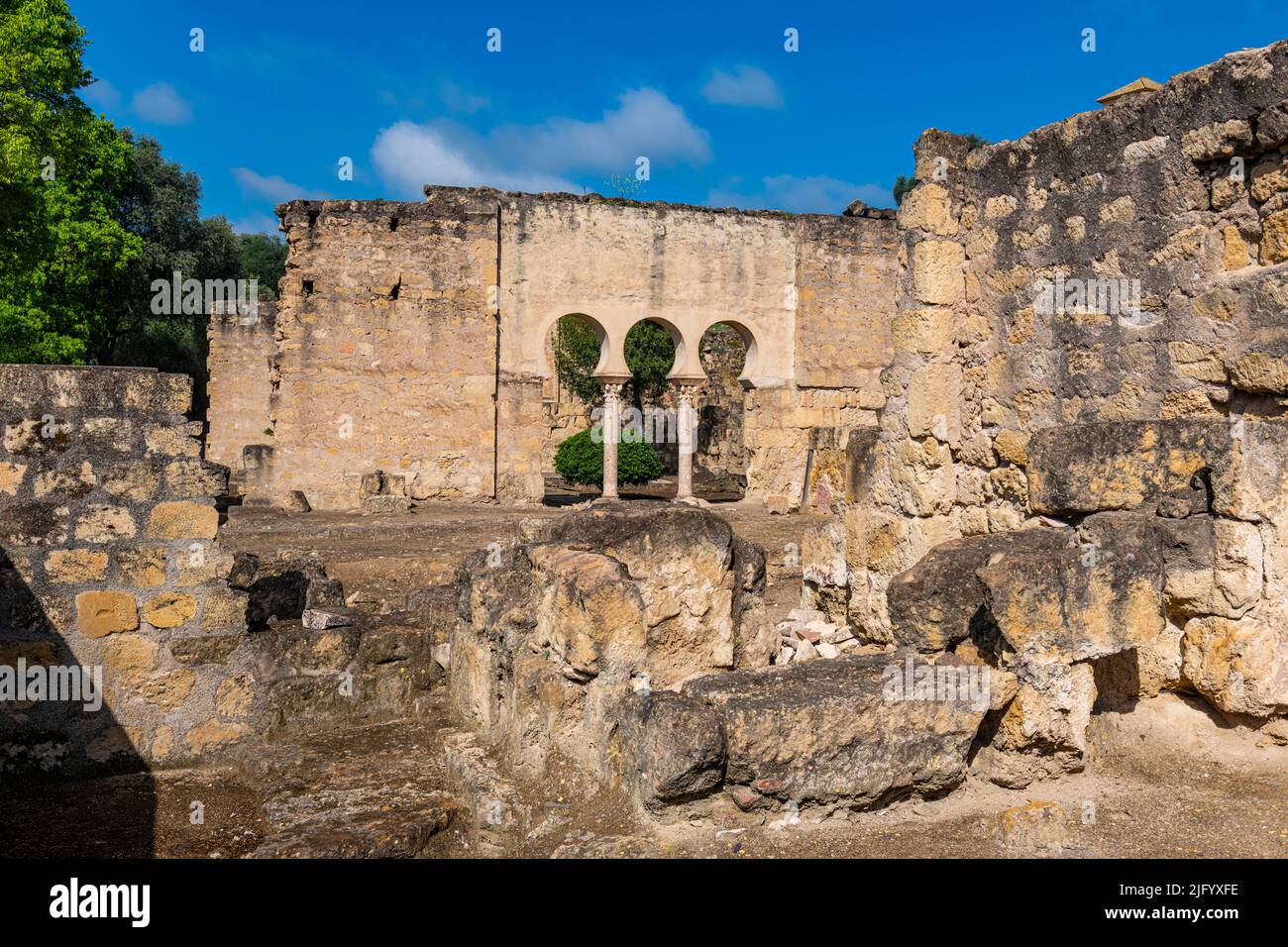 Madinat al-Zahra, Patrimonio dell'Umanità dell'UNESCO, Cordoba, Andalucia, Spagna, Europa Foto Stock