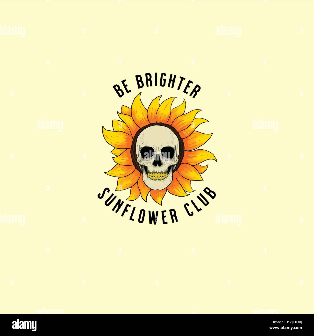 Illustrazione di girasole per merca. eps resistente e dettagliato Illustrazione Vettoriale