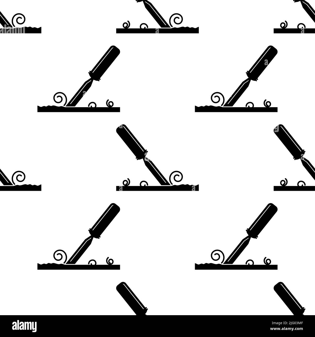 Scalpello icona disegno senza giunture, mano strumento icona, lama affilata per Carving, taglio di legno, metallo, pietra vettore illustrazione d'arte Illustrazione Vettoriale