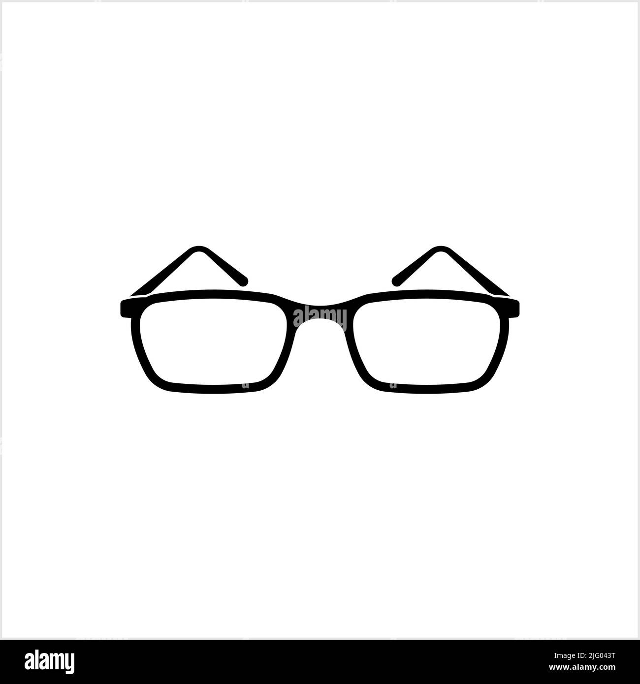 Icona Occhiali, occhiali protezione occhi Vision Enhancer Vector Art Illustration Illustrazione Vettoriale