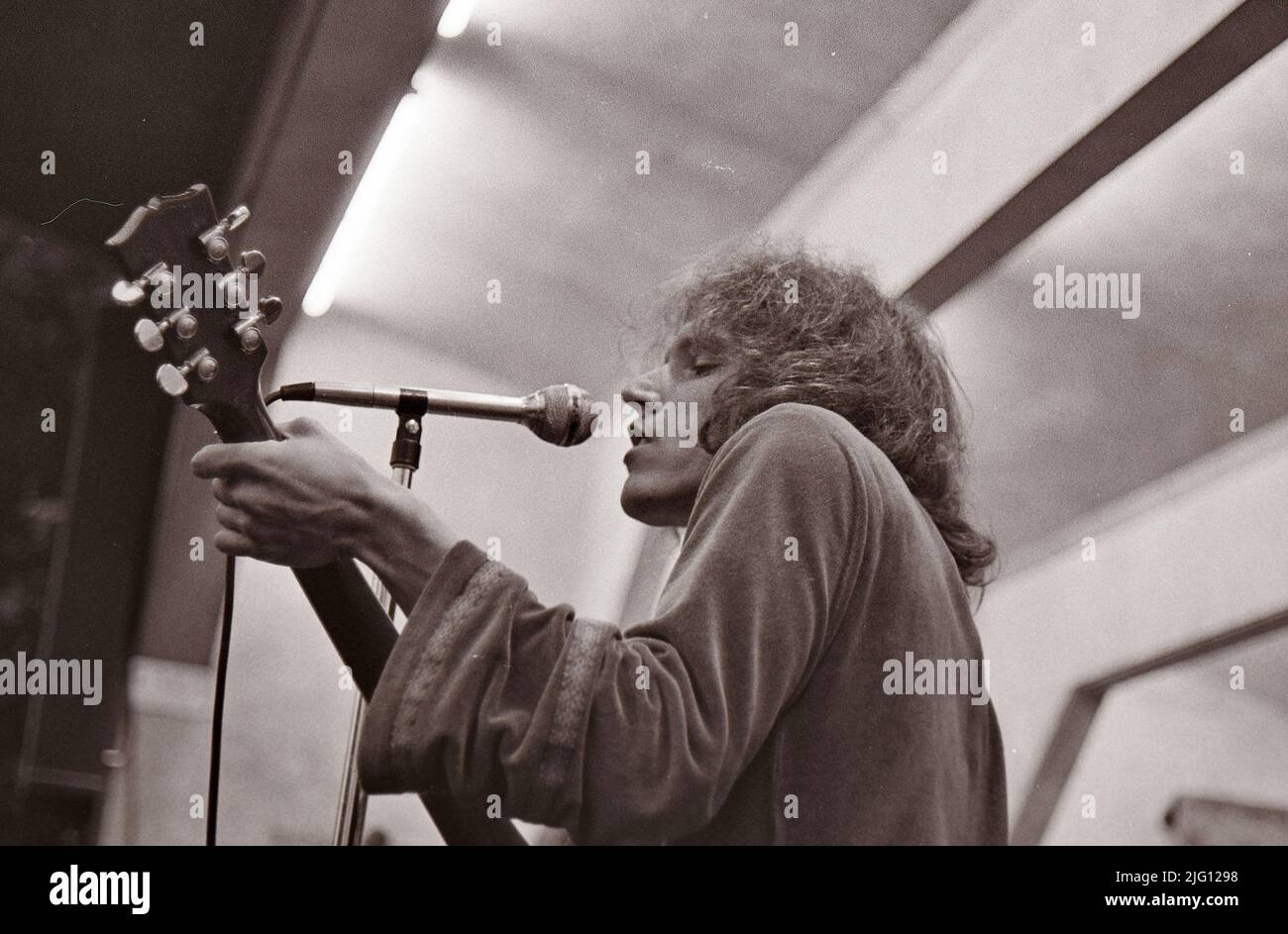 JEFFERSON AEREO al Bath Festival, Inghilterra, 1970 giugno, quando la pioggia torrenziale ha causato l'abbandono del concerto. Foto Stock