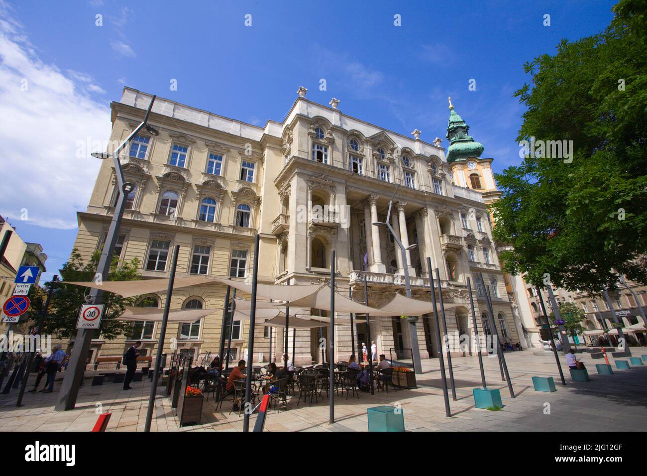 Ungheria, Budapest, Università di Eötvös Loránd, facoltà di diritto, Foto Stock