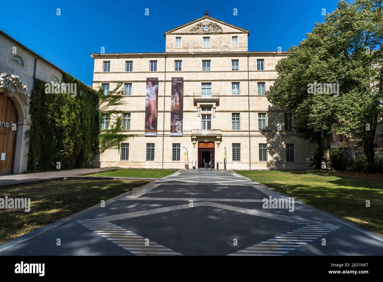 Musée Fabre per l'arte contemporanea a Montpellier, Francia Foto Stock