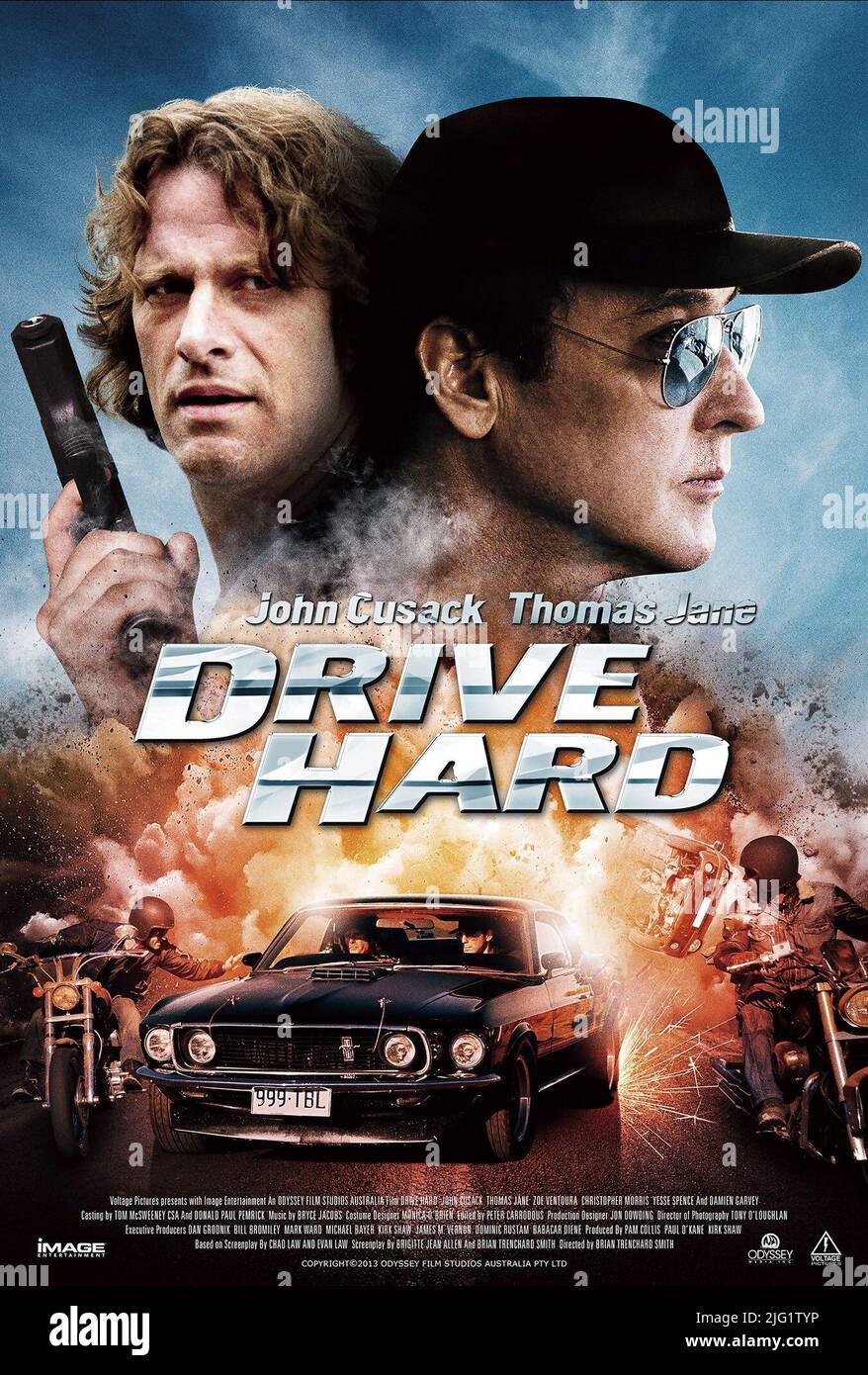 THOMAS JANE, John Cusack POSTER, unità disco, 2014 Foto Stock