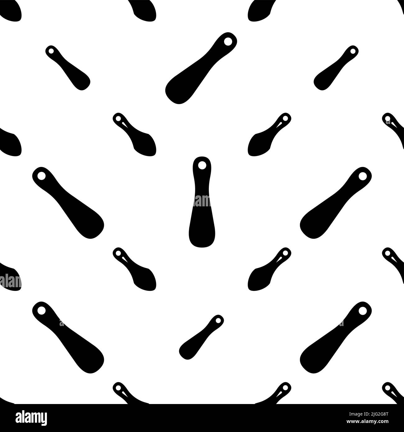 Shoe Horn icona Seamless Pattern, shoehorn Tool icona Vector Art Illustration Illustrazione Vettoriale