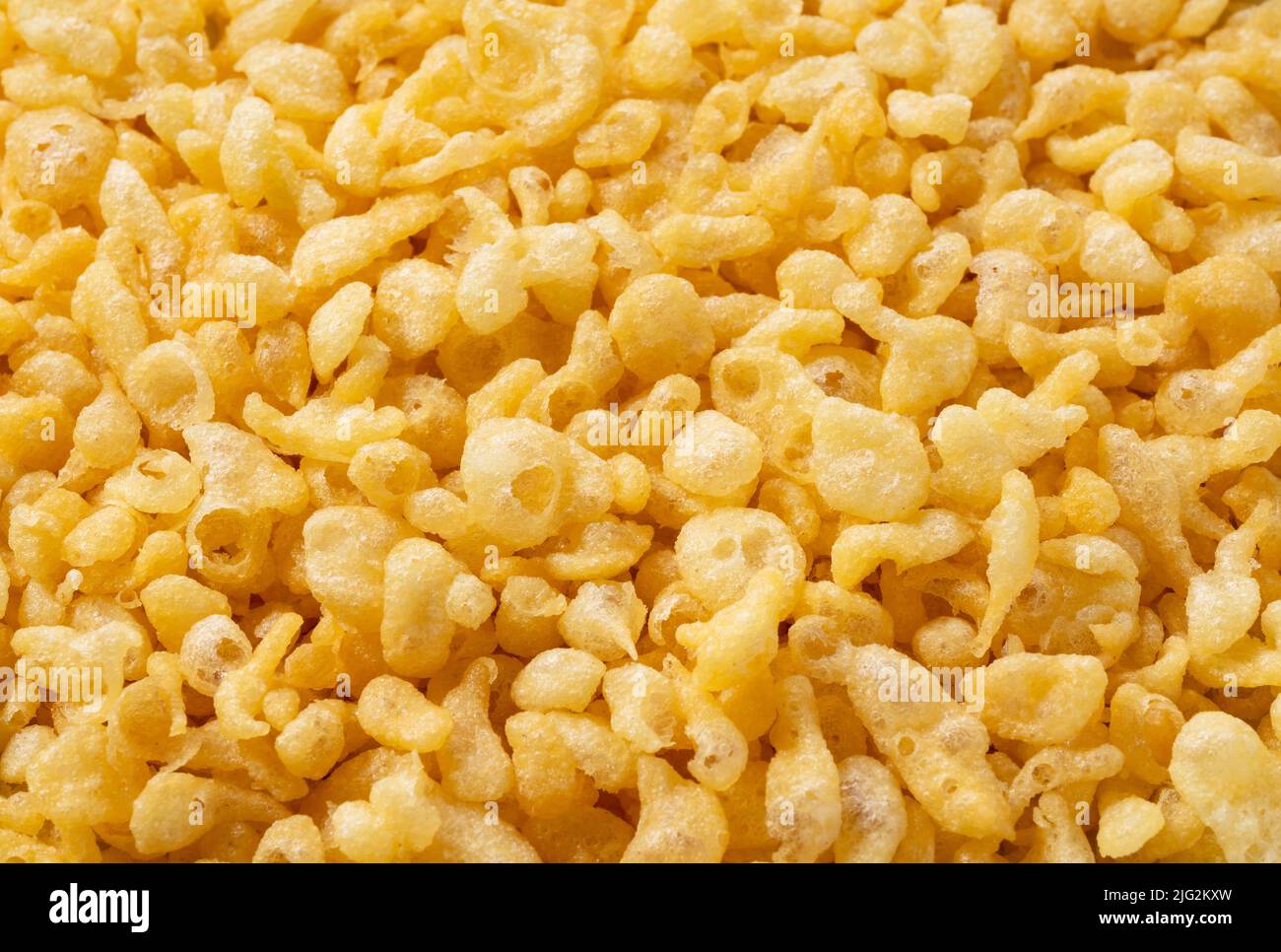 Tenkasu posizionato in tutto lo schermo. Immagine del cibo giapponese. Foto Stock