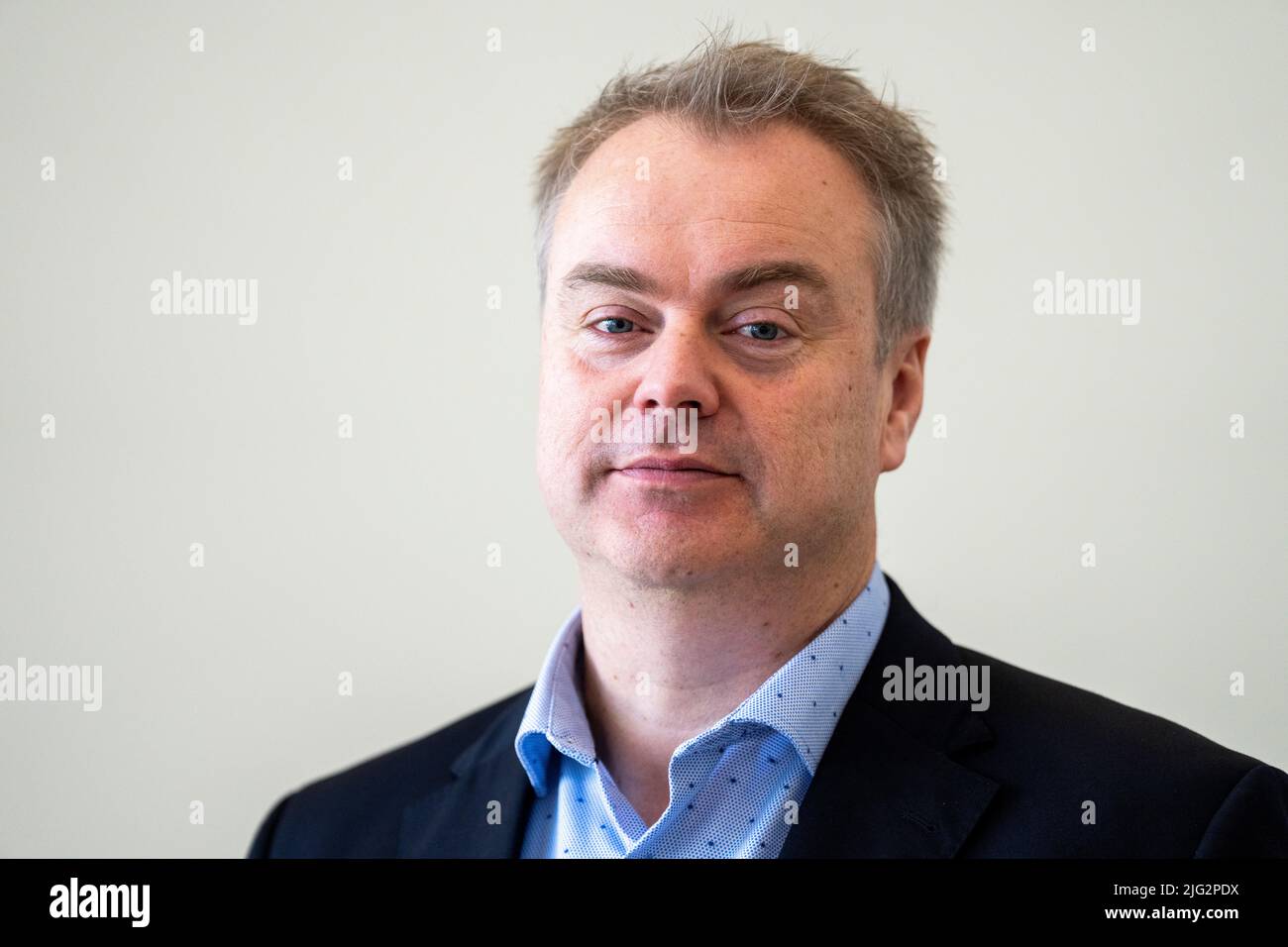 Oslo 20220706.Kjetil Haabjoerg, capo della SAS Norway. Foto: Beate Oma Dahle / NTB Foto Stock