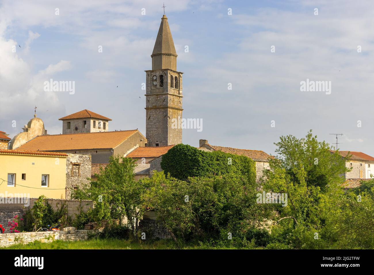 Svetvincenat città di Istra, Croazia Foto Stock