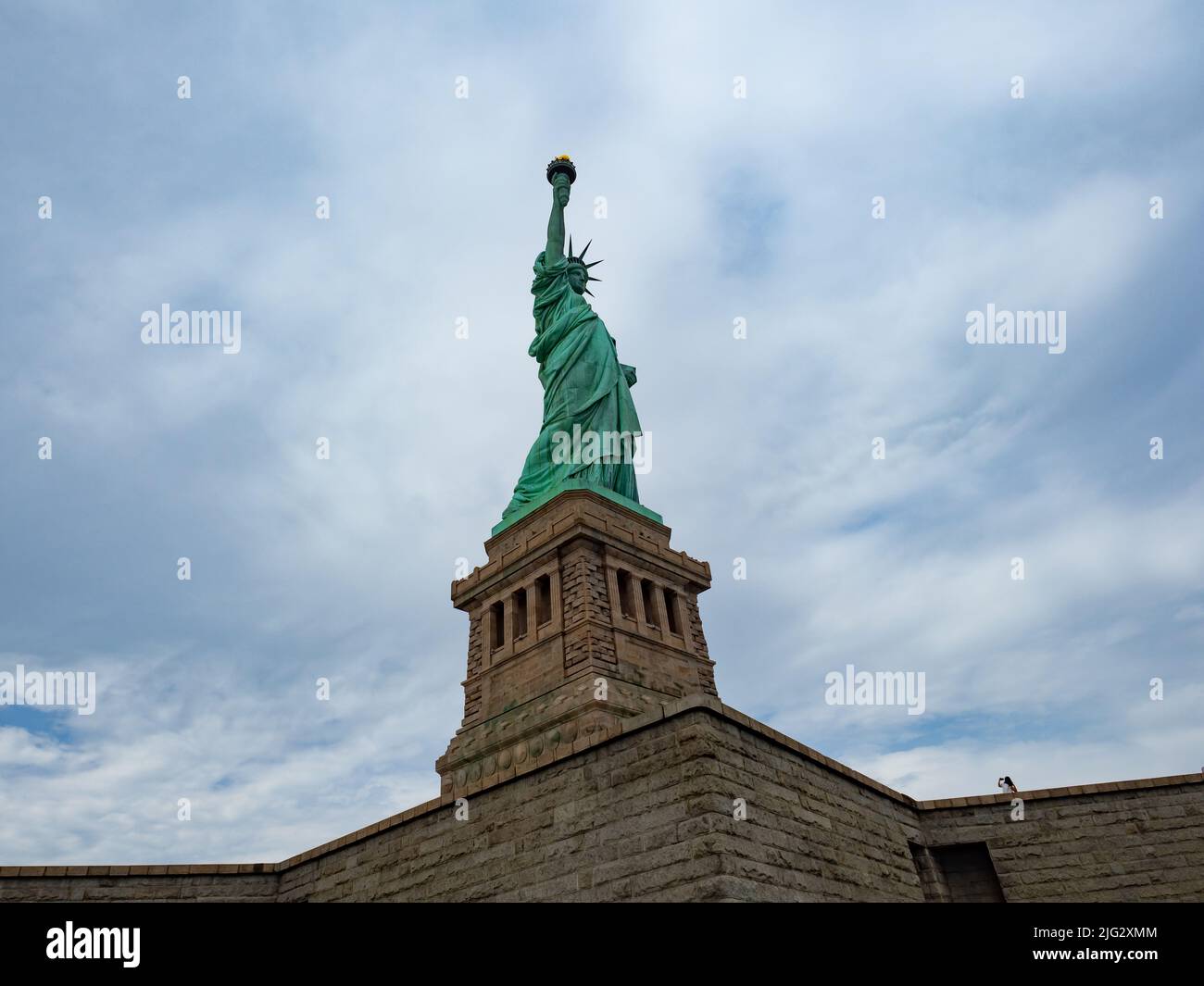 Immagine della Statua della libertà a New York. Foto Stock
