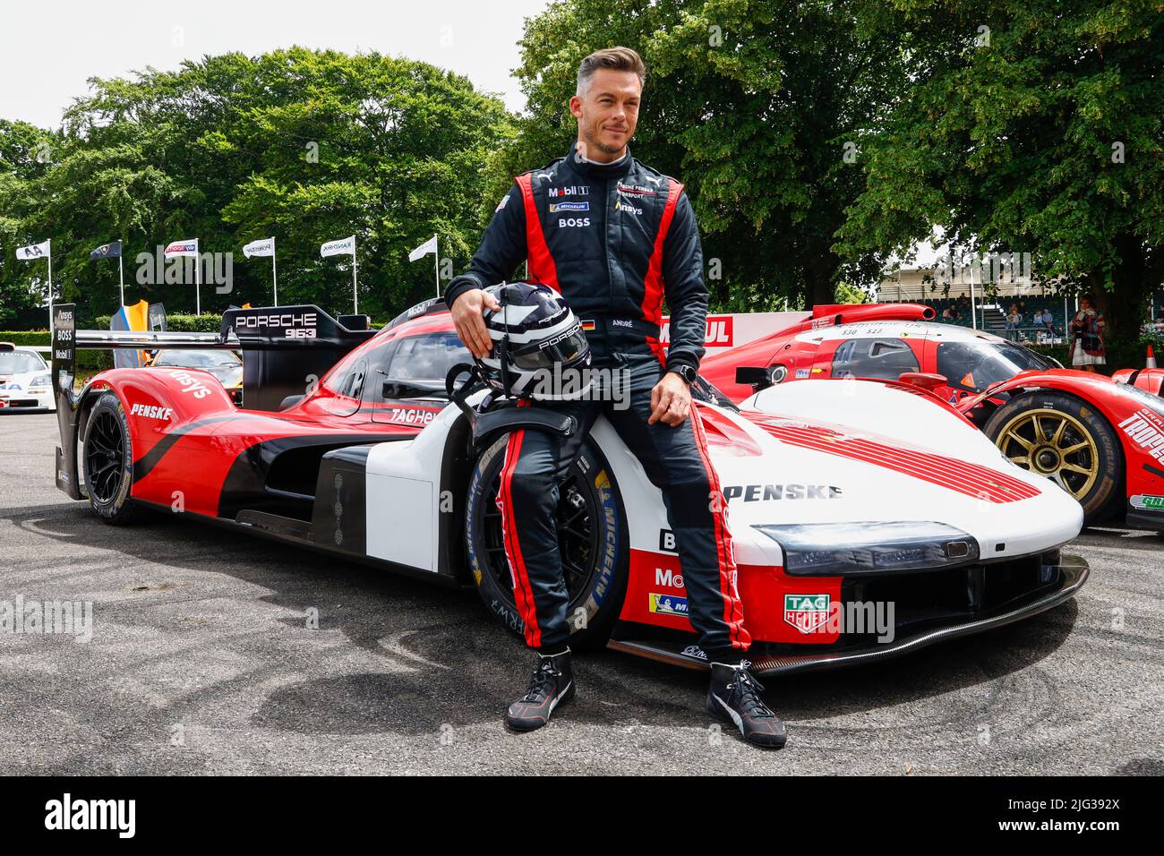 Porsche LMDH 936, Andre Lotterer (bel) Foto Stock