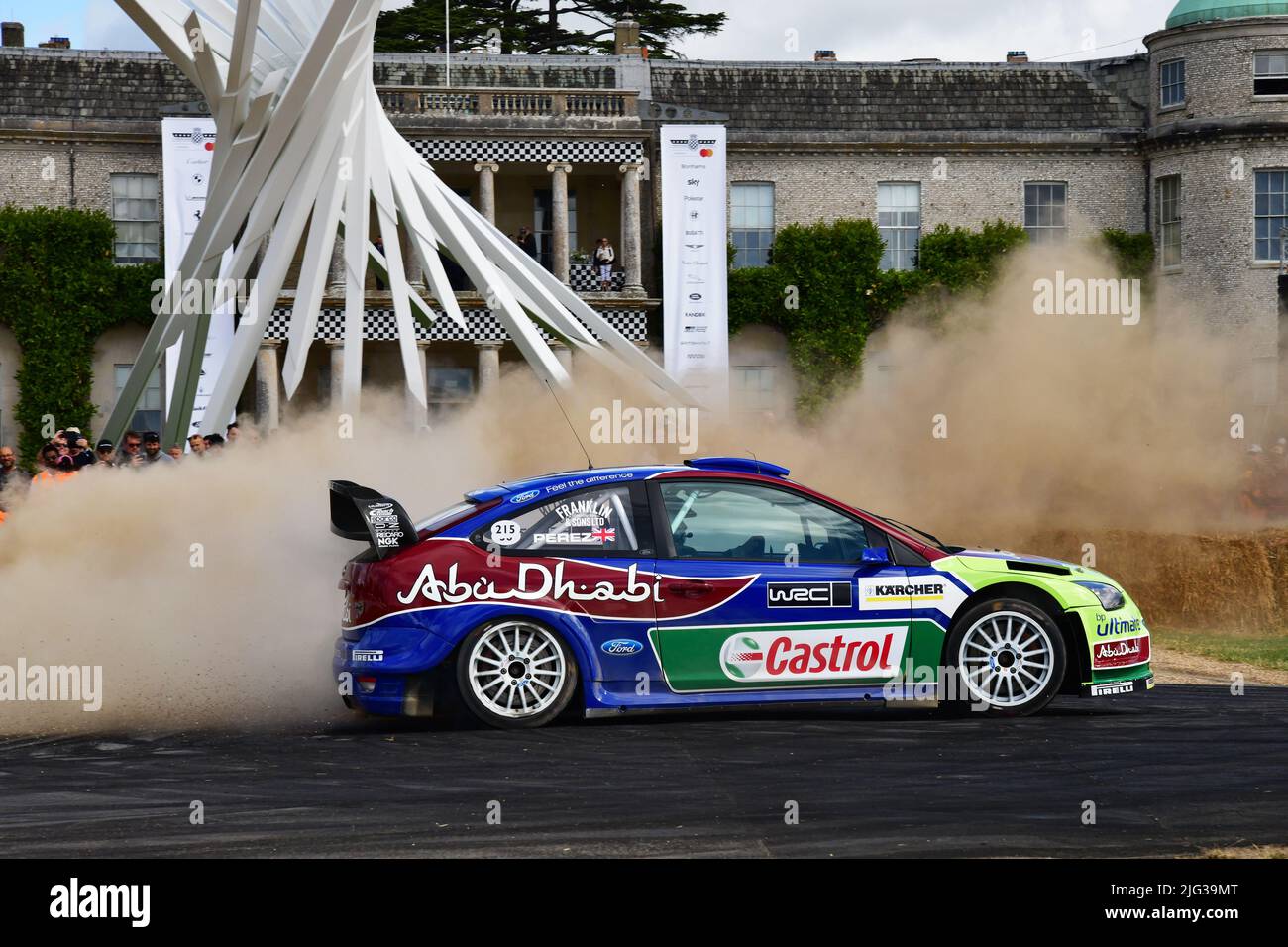 Steve Perez, Ford Focus WRC, Ultimate Rally Cars, Goodwood Festival of Speed, The Innovators - Masterminds of Motorsport, Goodwood House, Chichester, Foto Stock