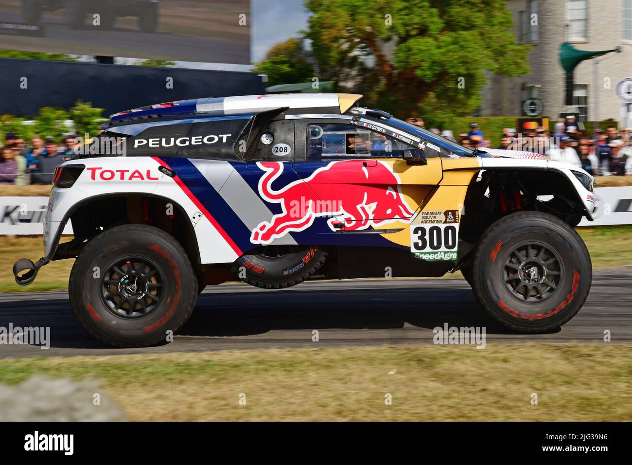 Andre Villas Boas, Magalhaes Goncalo, Peugeot 3008 DAKAR, Ultimate Rally Cars, Goodwood Festival of Speed, gli innovatori - Masterminds of Motorsport, Foto Stock