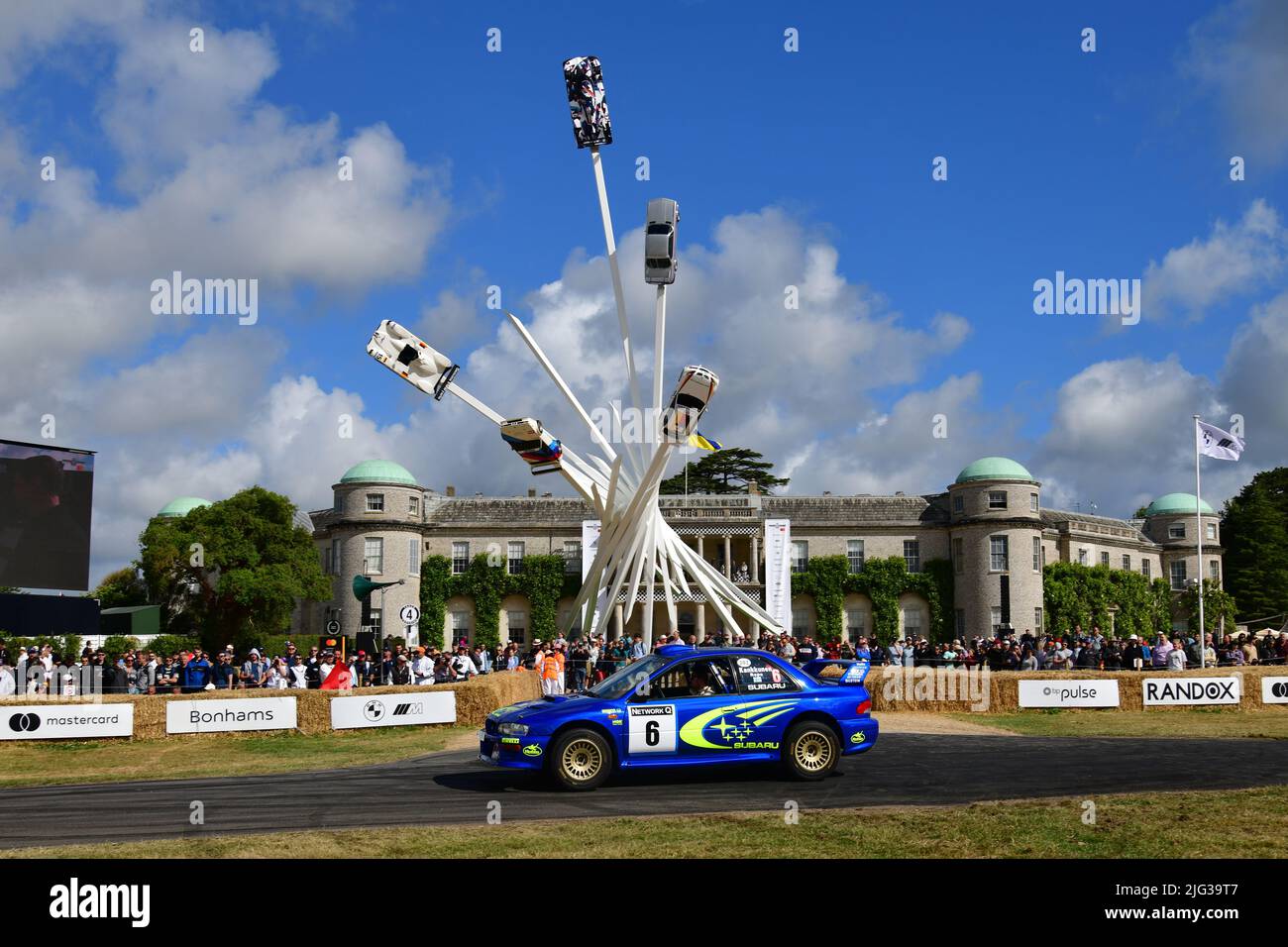 Marcus Willis, Subaru Impreza WRC97, Ultimate Rally Cars, Goodwood Festival of Speed, The Innovators - Masterminds of Motorsport, Goodwood House, Chi Foto Stock