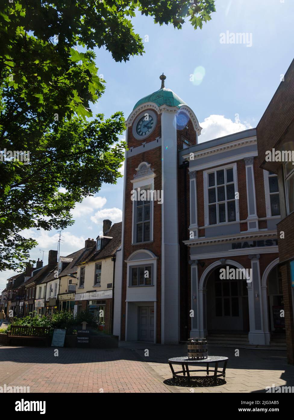 Cinema maestoso in uno degli edifici più belli di Tower Street King's Lynn Norfolk Inghilterra UK Foto Stock