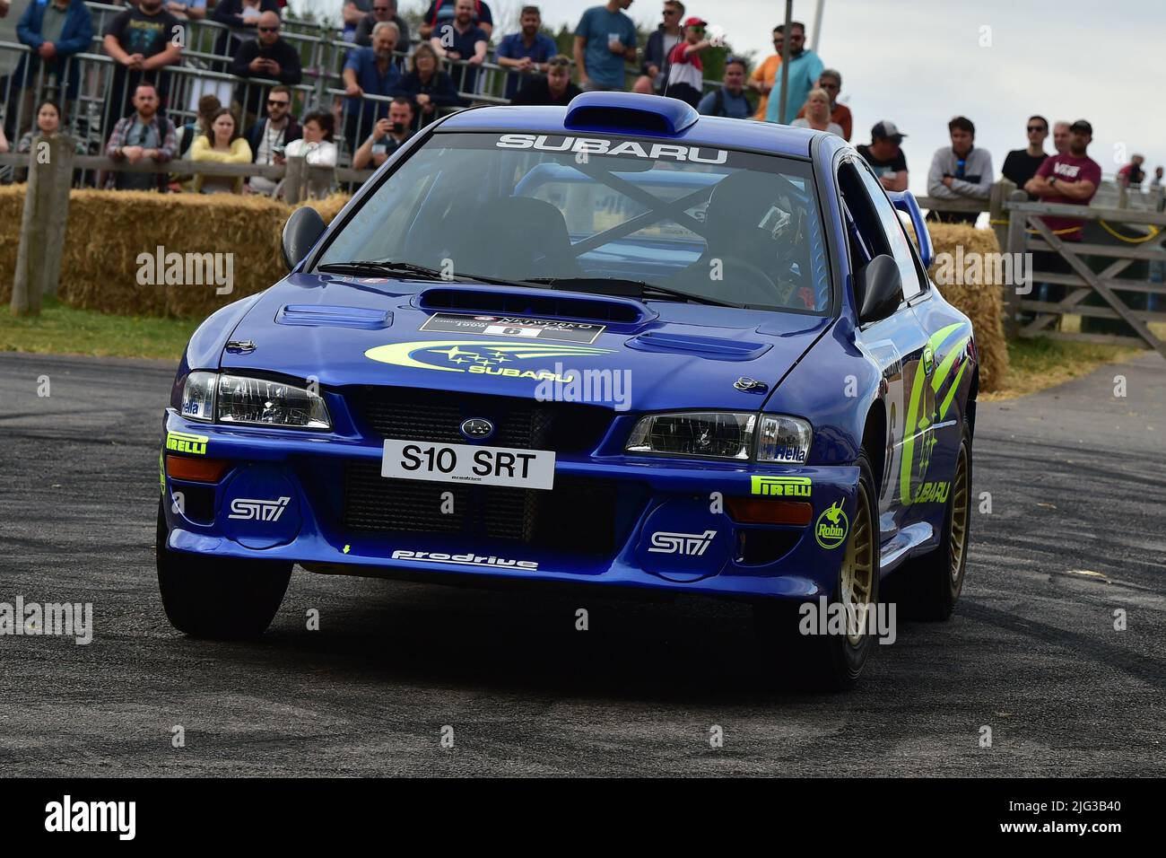 Marcus Willis, Subaru Impreza WRC97, Ultimate Rally Cars, Goodwood Festival of Speed, The Innovators - Masterminds of Motorsport, Goodwood House, Chi Foto Stock