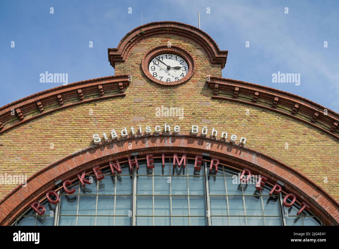 Bockenheimer Depot, Städtische Bühnen, Francoforte sul meno, Hessen, Germania Foto Stock