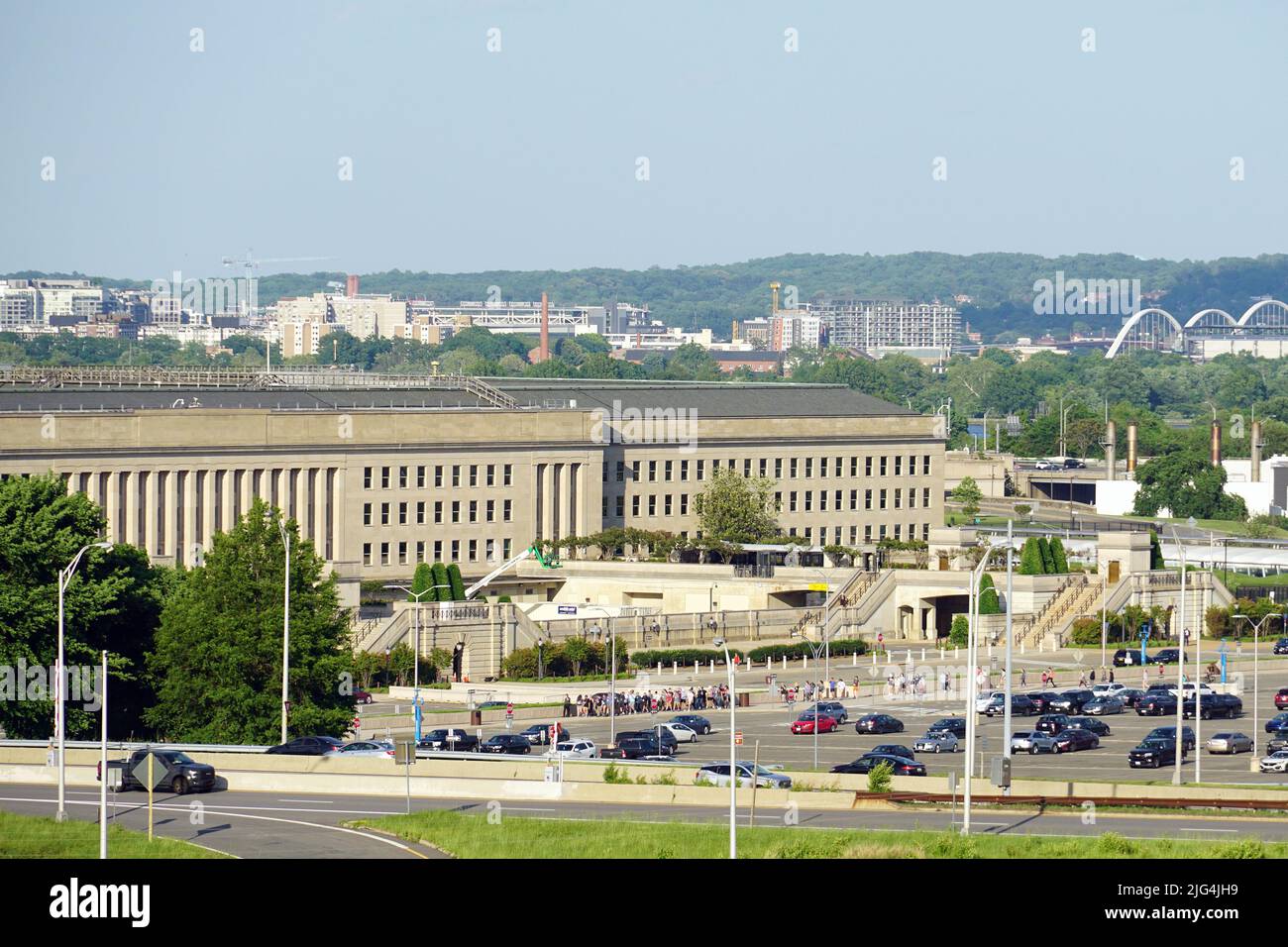 Il Pentagono, contea di Arlington, Virginia, Stati Uniti, America del Nord Foto Stock