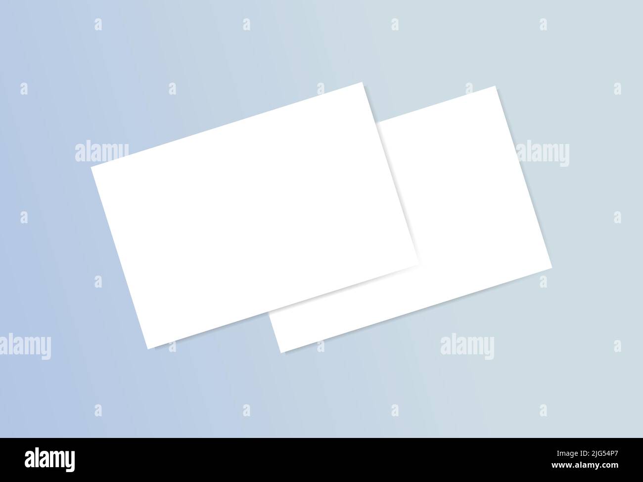 Modello di set di Mockup di Business Card vuoto realistico per l'invito alla promozione sui prodotti Branding Presentazione dell'ufficio illustrazione dei documenti aziendali Illustrazione Vettoriale
