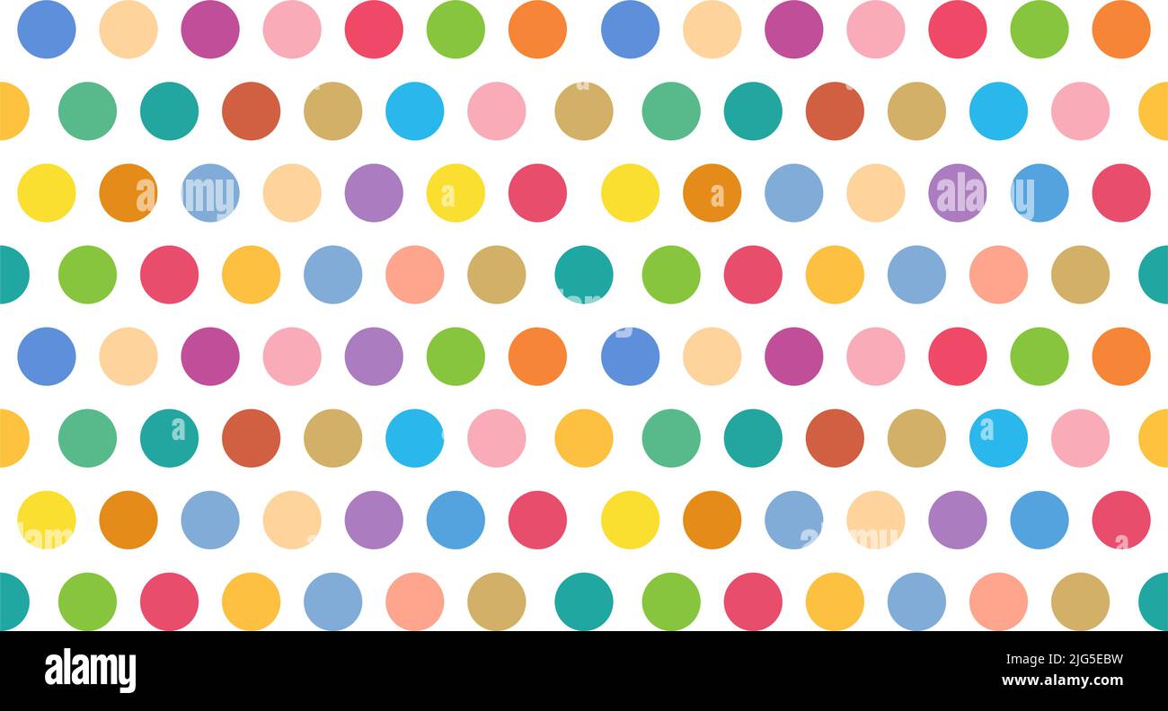 Polka Dots Seamless Pattern Perfect stock Illustration astratto, Abstract sfondi, sfondi, Celebration, Illustrazione Vettoriale