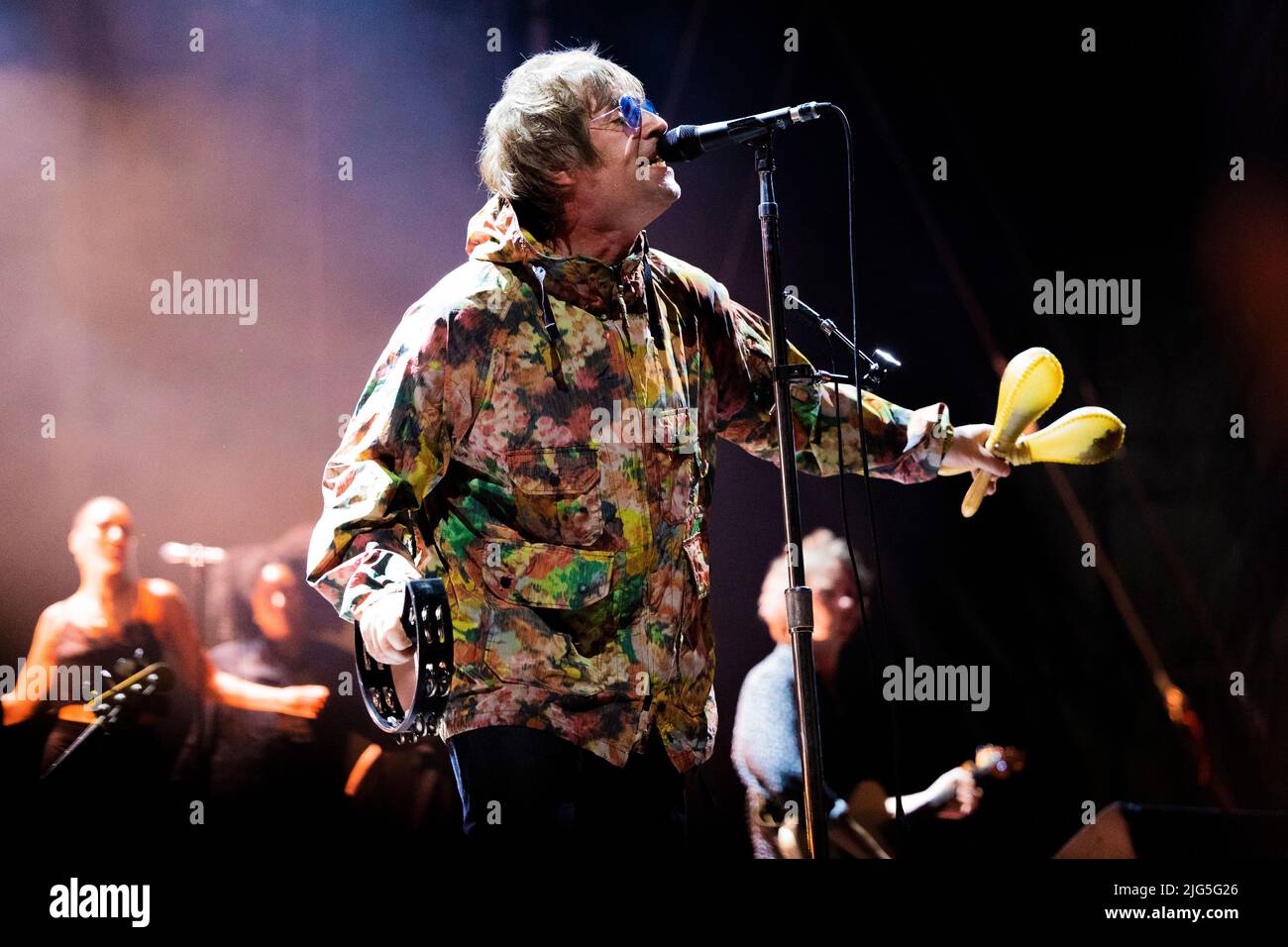 Lucca Italia 6 luglio 2022 Liam Gallagher - live al Lucca Summer Festival © Andrea Ripamonti / Alamy Foto Stock