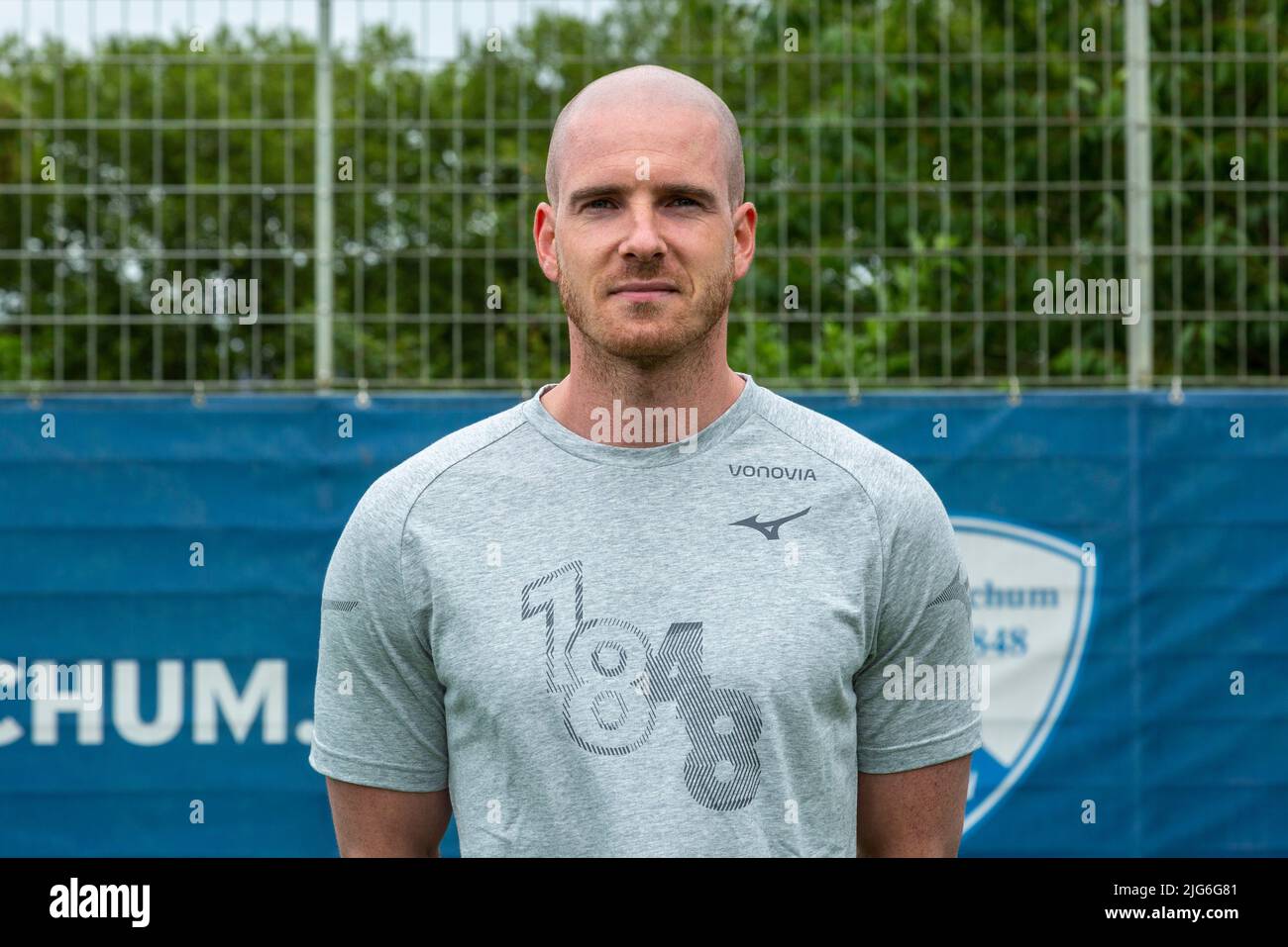 Calcio, Bundesliga, 2022/2023, VfL Bochum, Media Day, Allenatore di riabilitazione e allenatore individuale Marius Kirmse Foto Stock