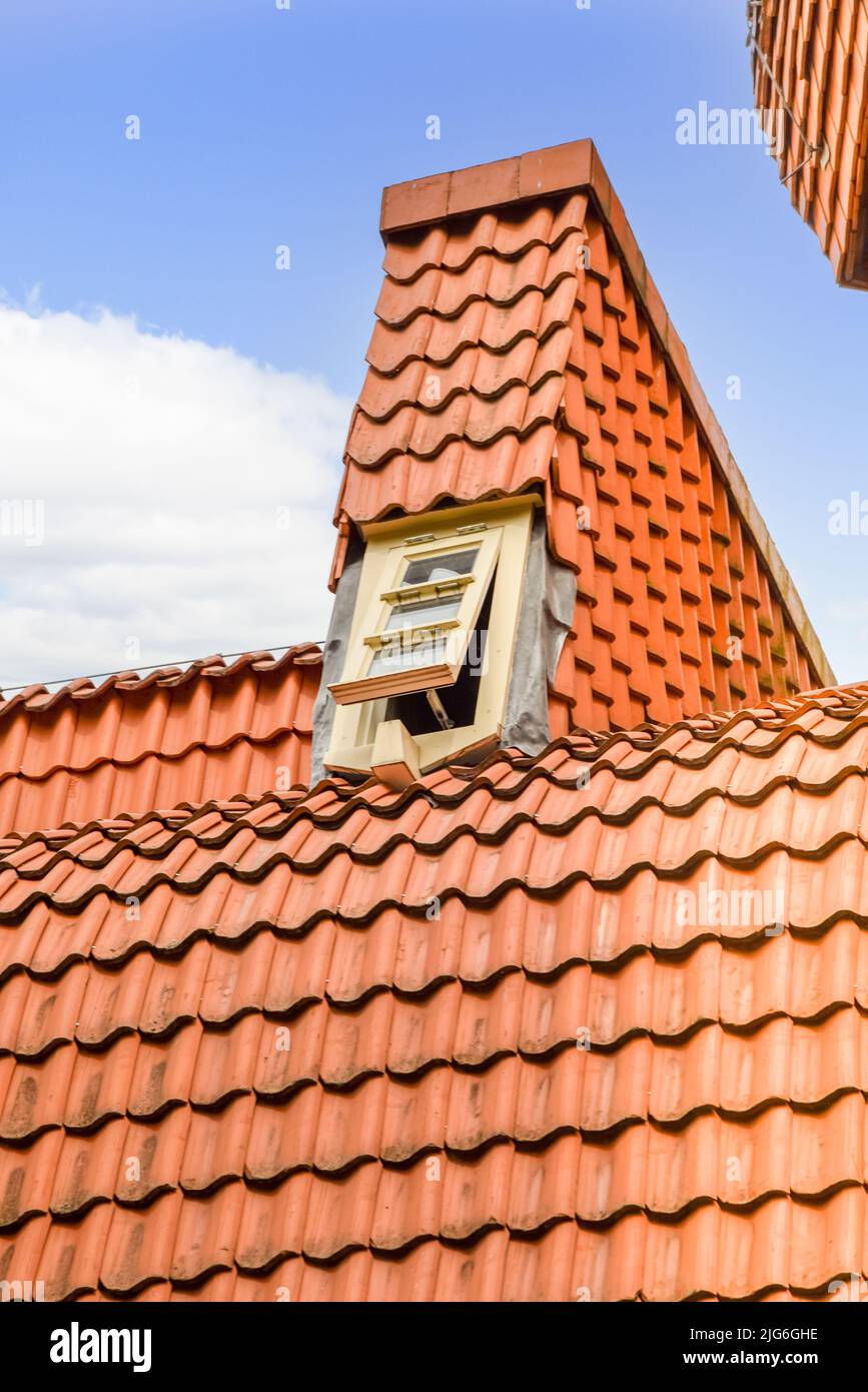 Amsterdam, Paesi Bassi. Giugno 2022. Dettagli dello stile architettonico la Scuola di Amsterdam nello Spaarndammerbuurt di Amsterdam. Foto di alta qualità. C Foto Stock