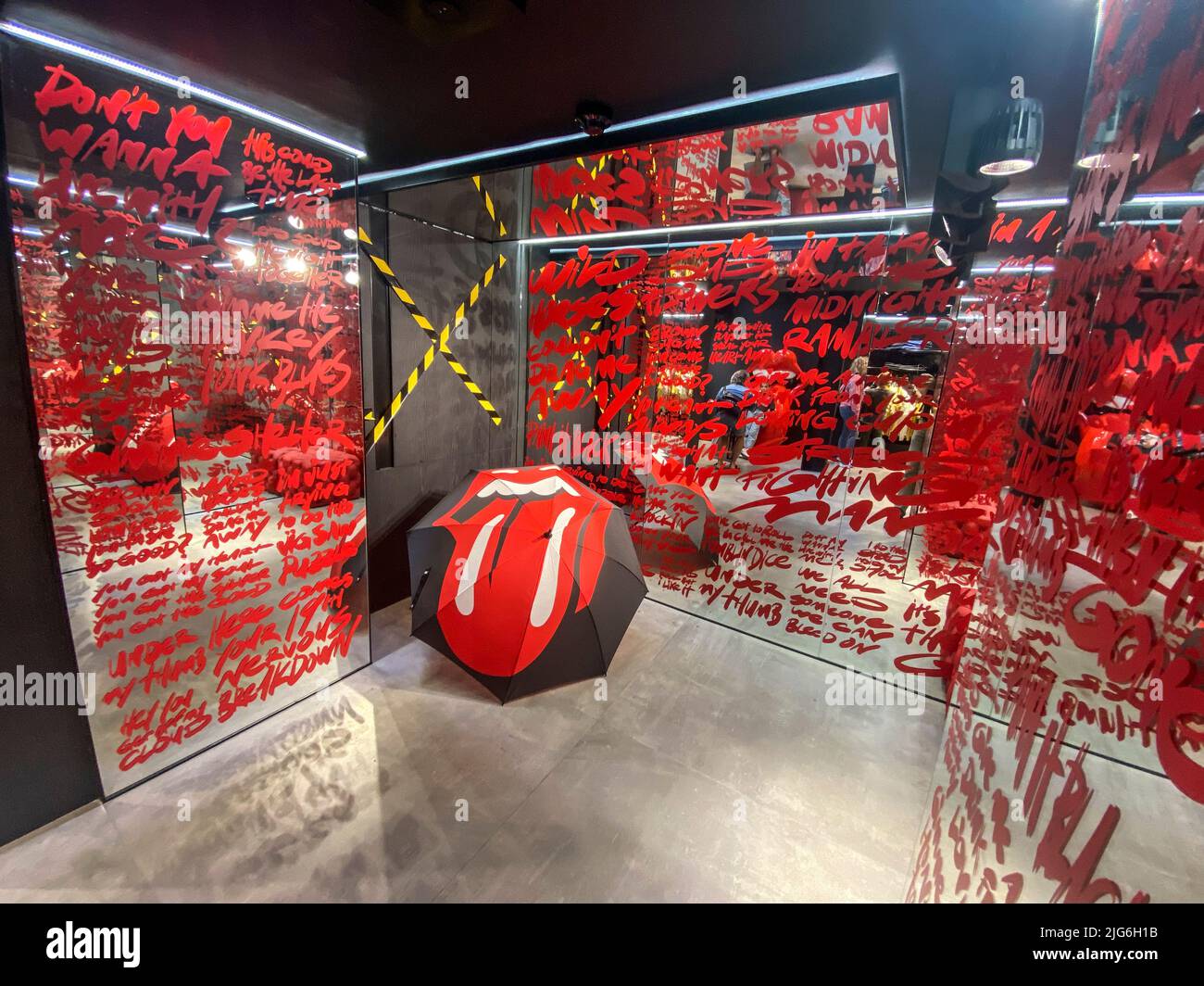THE ROLLING STONES UK CARNABY ST. CONSERVARE Foto Stock