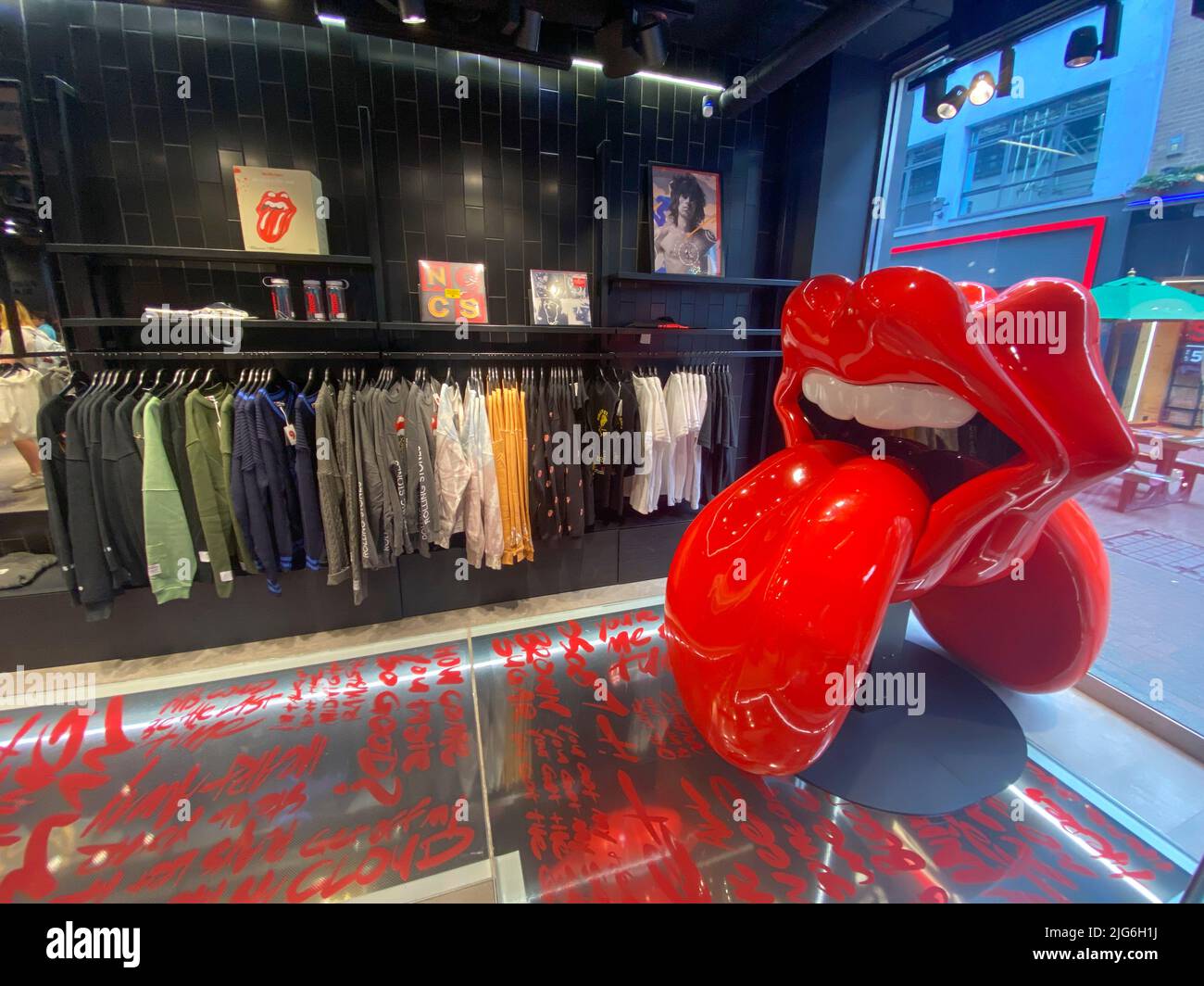 THE ROLLING STONES UK CARNABY ST. CONSERVARE Foto Stock